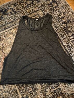 Women’s Charcoal Gray Lululemon Sleeveless Tank Top